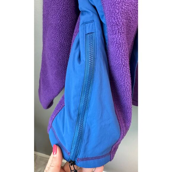 Outdoor Afro + REI Co-op Women 1XL Blue Purple Fleece Pullover Sweater - Picture 5 of 9